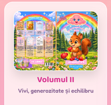 Volumul II Pinkie Cloud cu Vivi, veverița