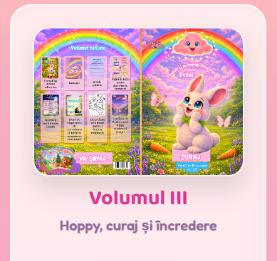 Volumul III Pinkie Cloud cu Hoppy, iepurele